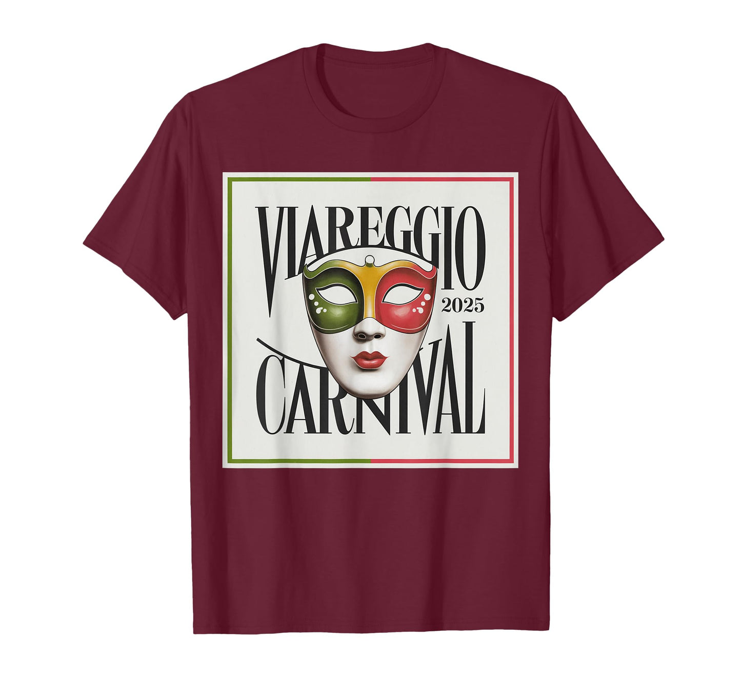 Viareggio Carnival Lively masks and festive spirit T-Shirt