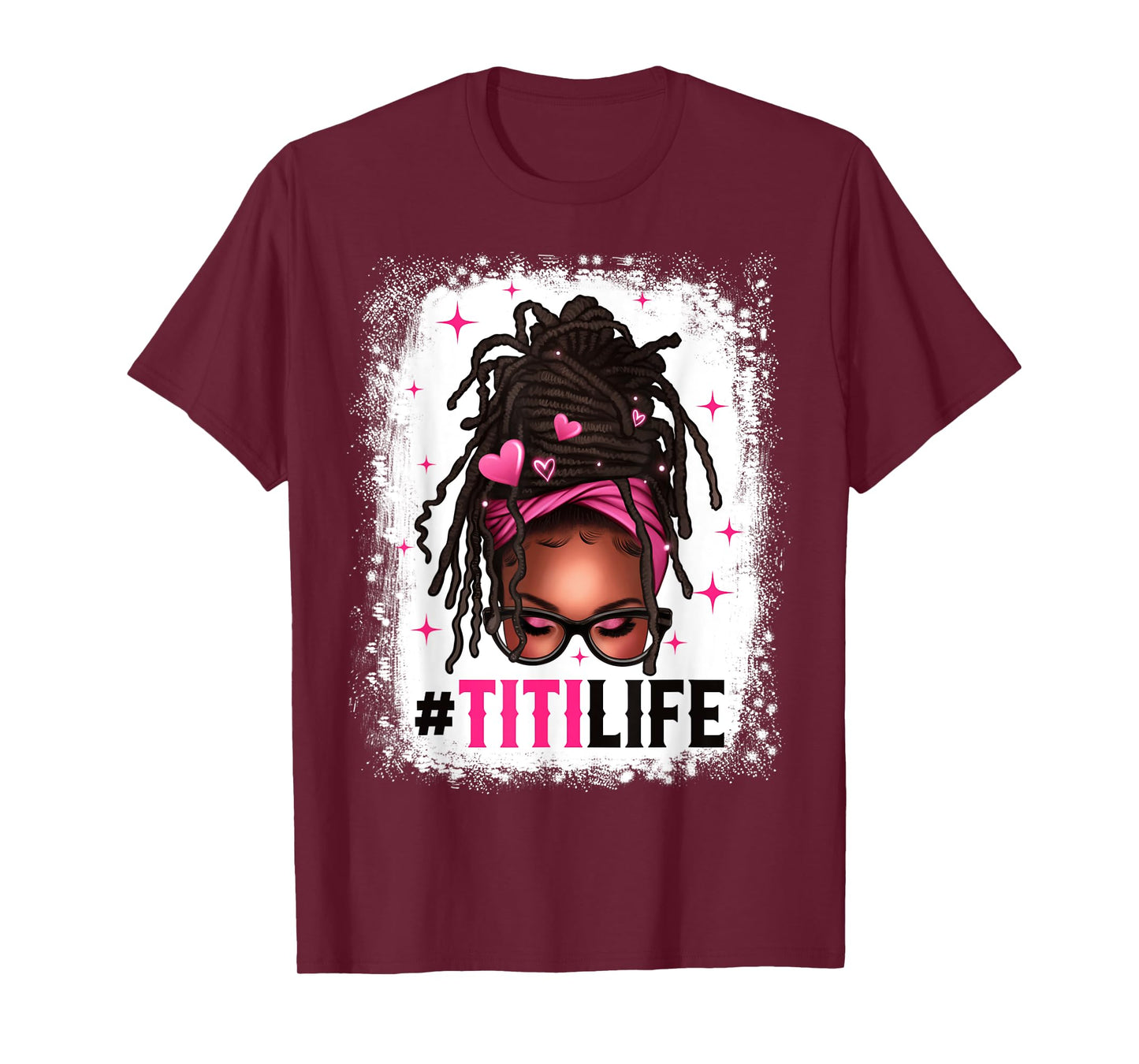 Titi Life African American Loc'd Black Women Mother's Day T-Shirt
