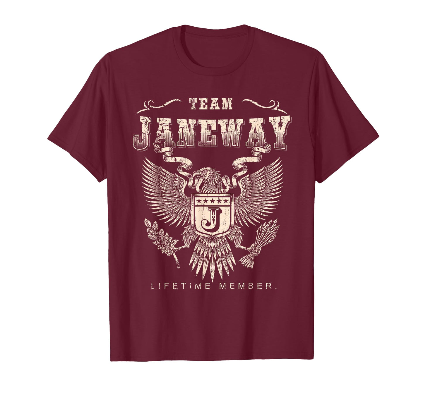 Team Janeway Lifetime Member - Janeway Name T-Shirt