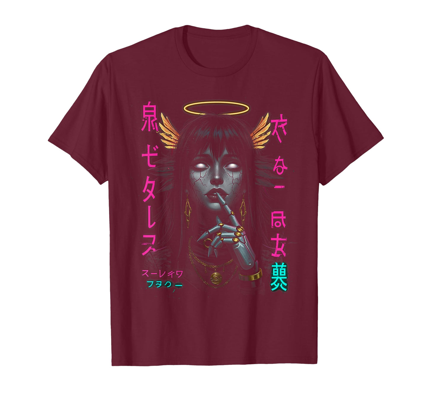 Japanese Aesthetic Streetwear Cyberpunk Anime Manga Techwear T-Shirt
