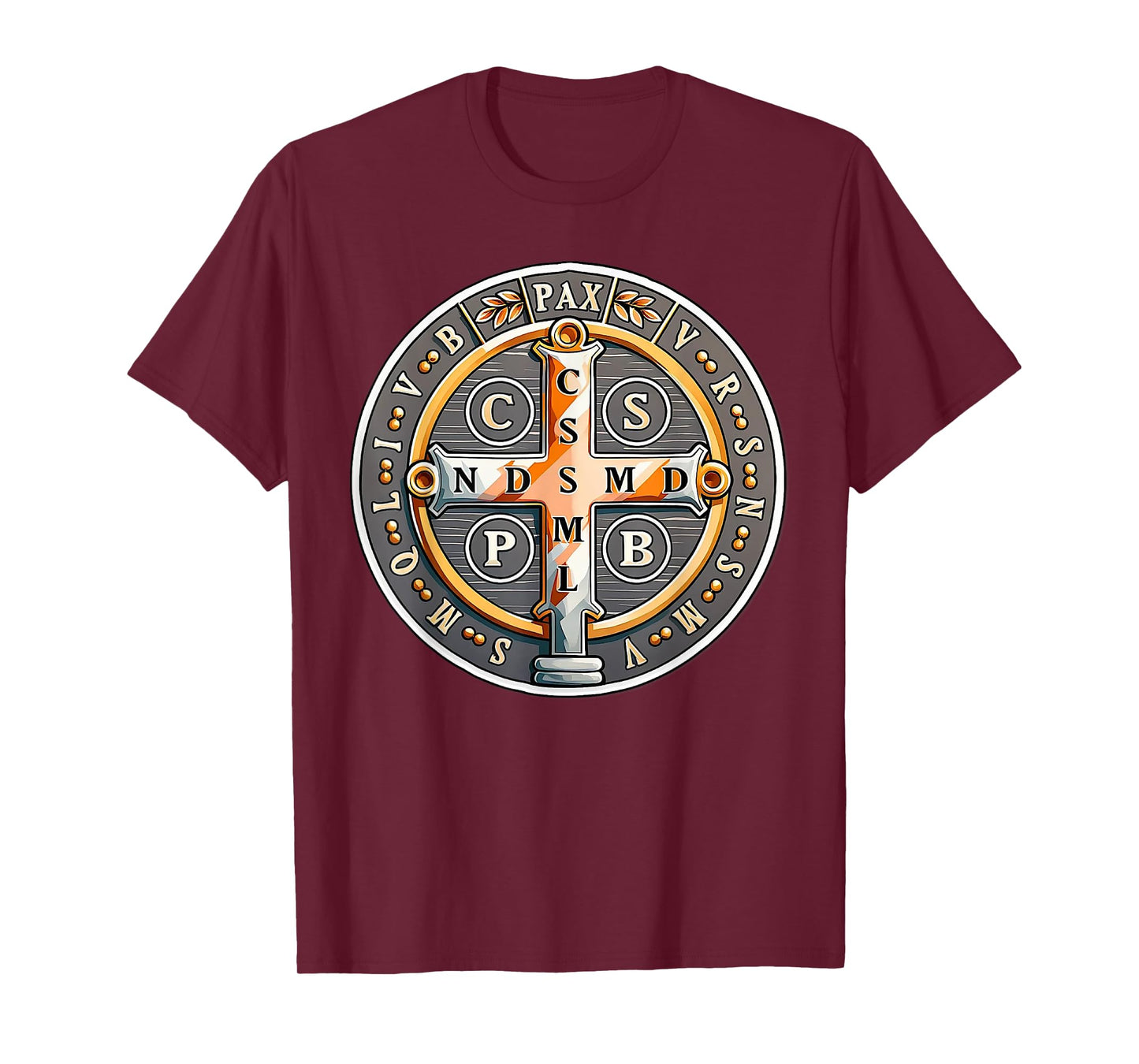 Catholic Saint Benedict Medal T-Shirt