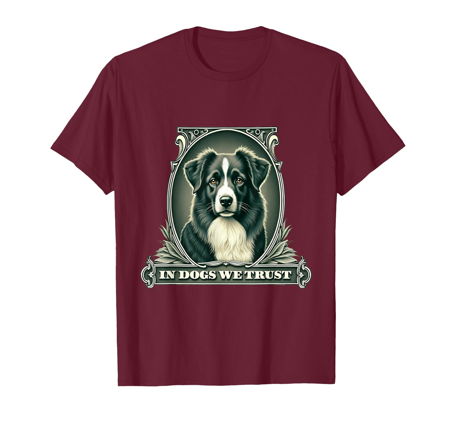 In Australian Shepherd We Trust Funny Vintage Aussie Dog T-Shirt