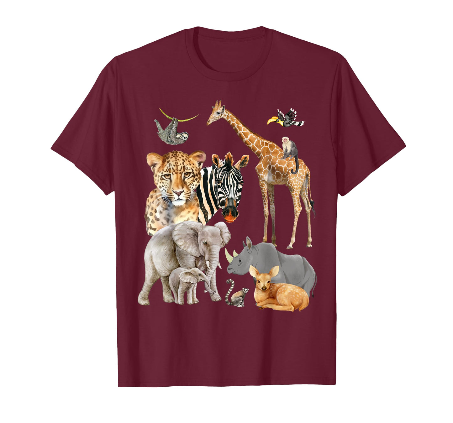Wildlife Safari Party Animal Design T-Shirt