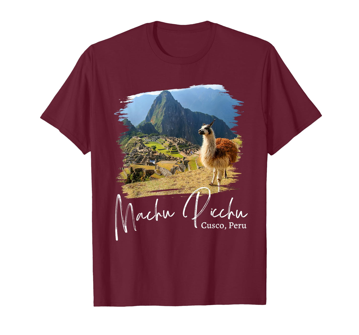 Peru Cusco Llama Souvenir Machu Picchu T-Shirt