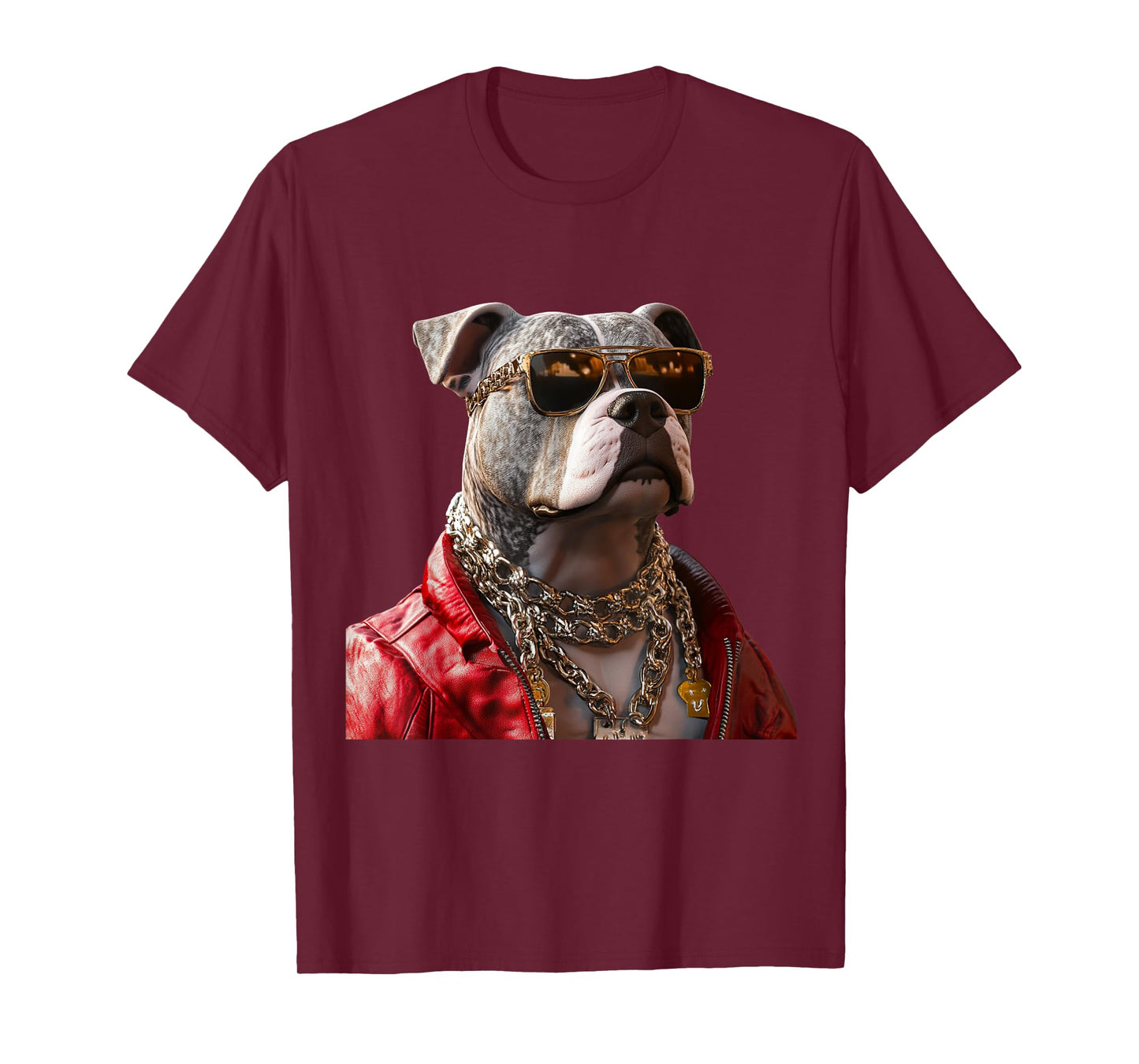Thug Gangster Life Dog For Hip Hop Fans & dog Meme lovers T-Shirt