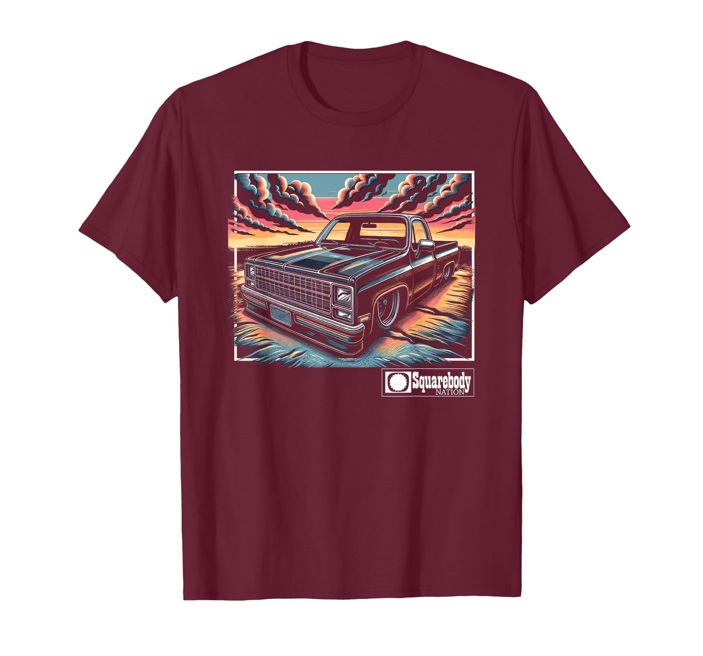 Squarebody Classic Square body Squarebody Life Sunset T-Shirt