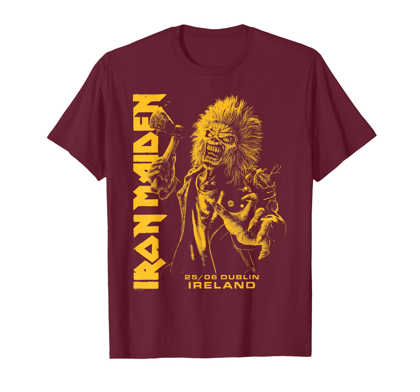 Iron Maiden - Run For Your Lives Tour Dublin T-Shirt