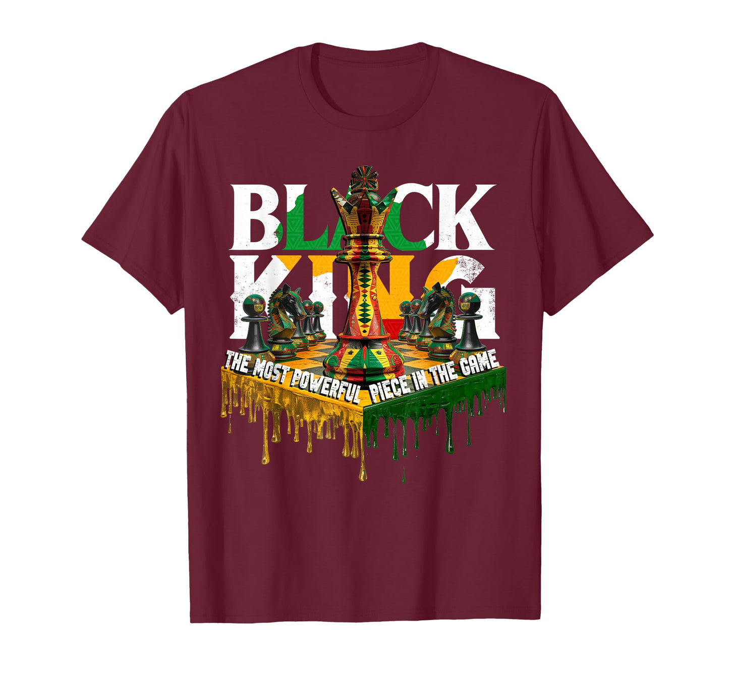 Black History I Am Black Man King Dad Melanin Men Women T-Shirt
