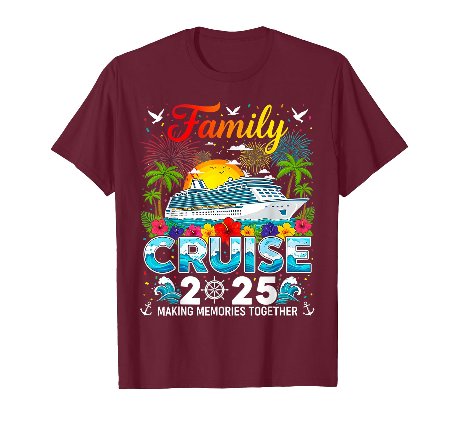 Family Cruise 2025 Vacation Trip Family Matching Cruise Ship T-Shirt