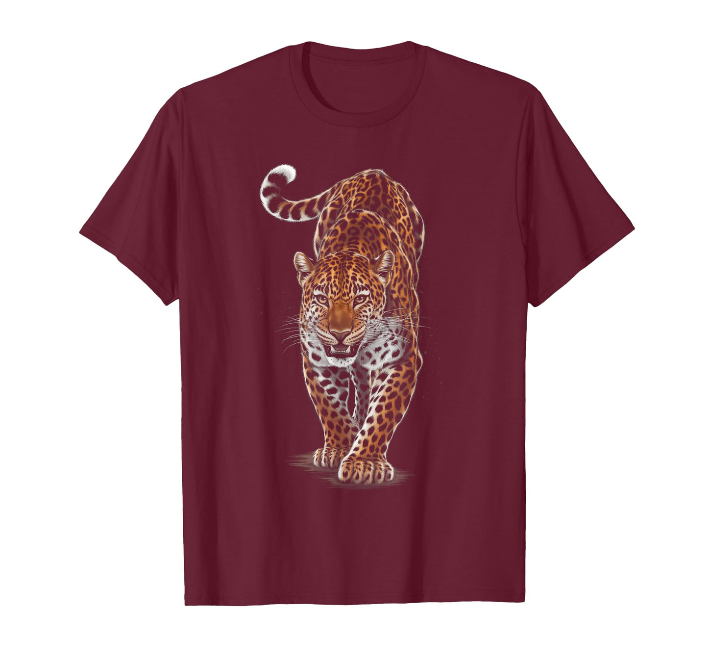 Leopard Portrait Animal Wildlife Art Big Cat T-Shirt for Men Women