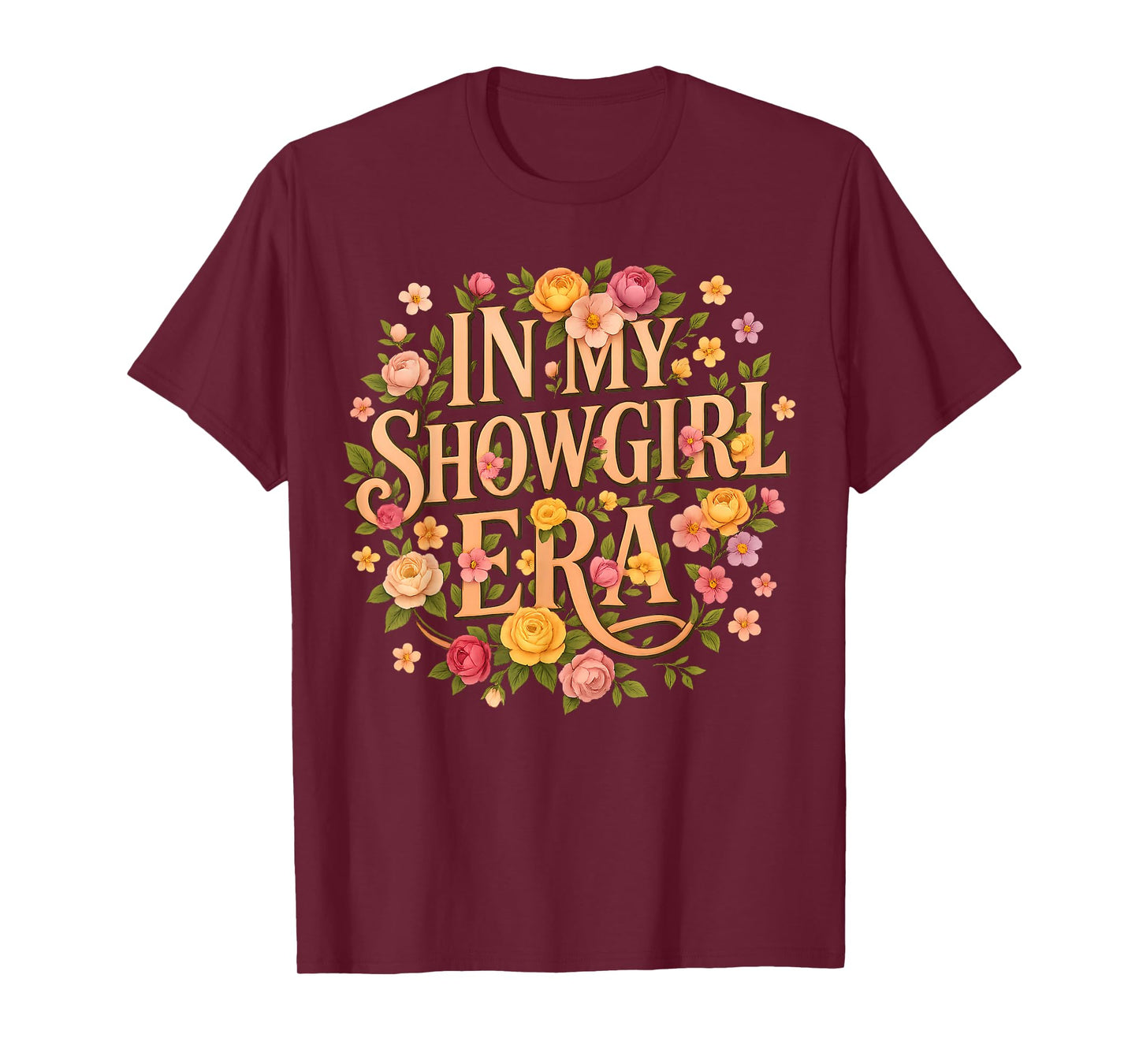Grovy in My Show Girl Era Bling Floral T-Shirt
