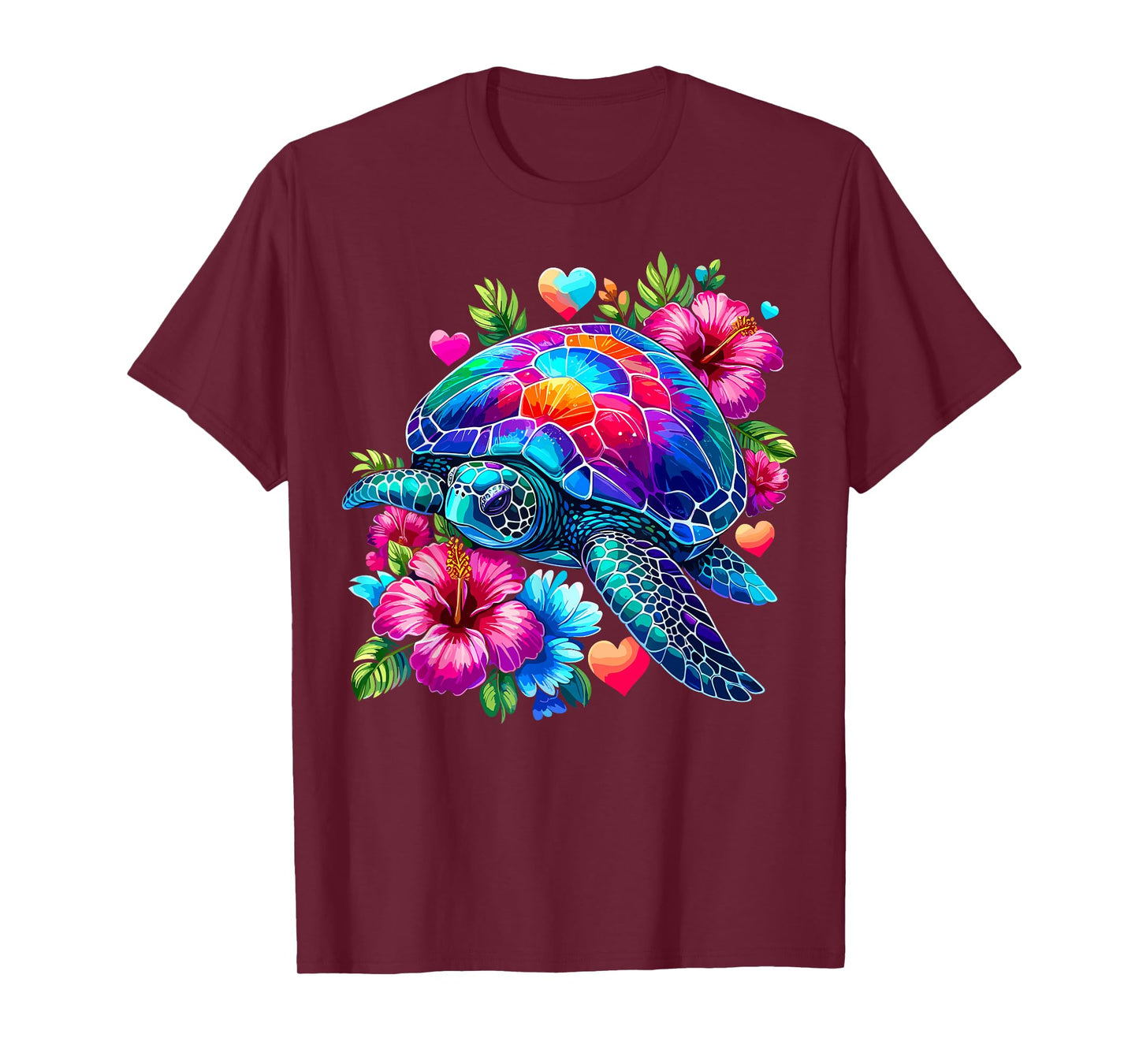 Hawaiian Sea Turtle Hawaii Vacation Beach Summer T-Shirt
