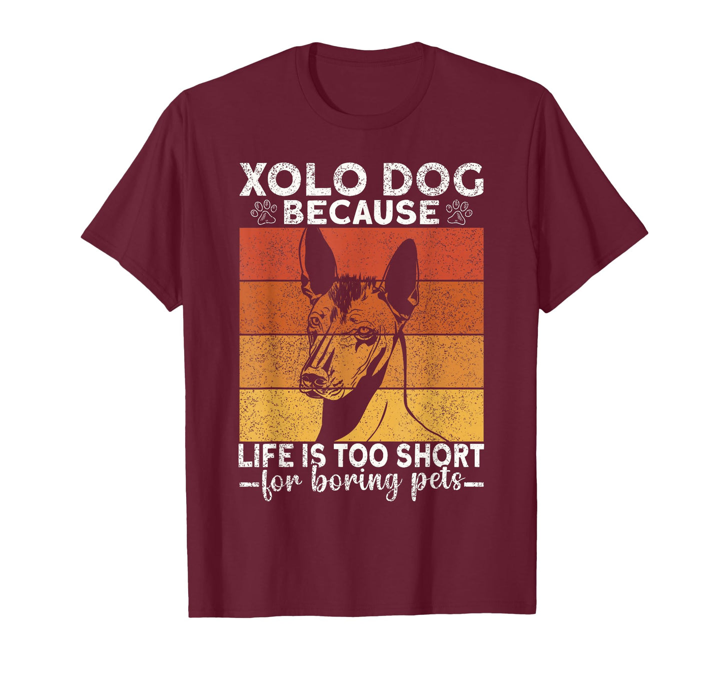 Xolo Dog Mexican Hairless Coated Lover Puppy Xoloitzcuintli T-Shirt