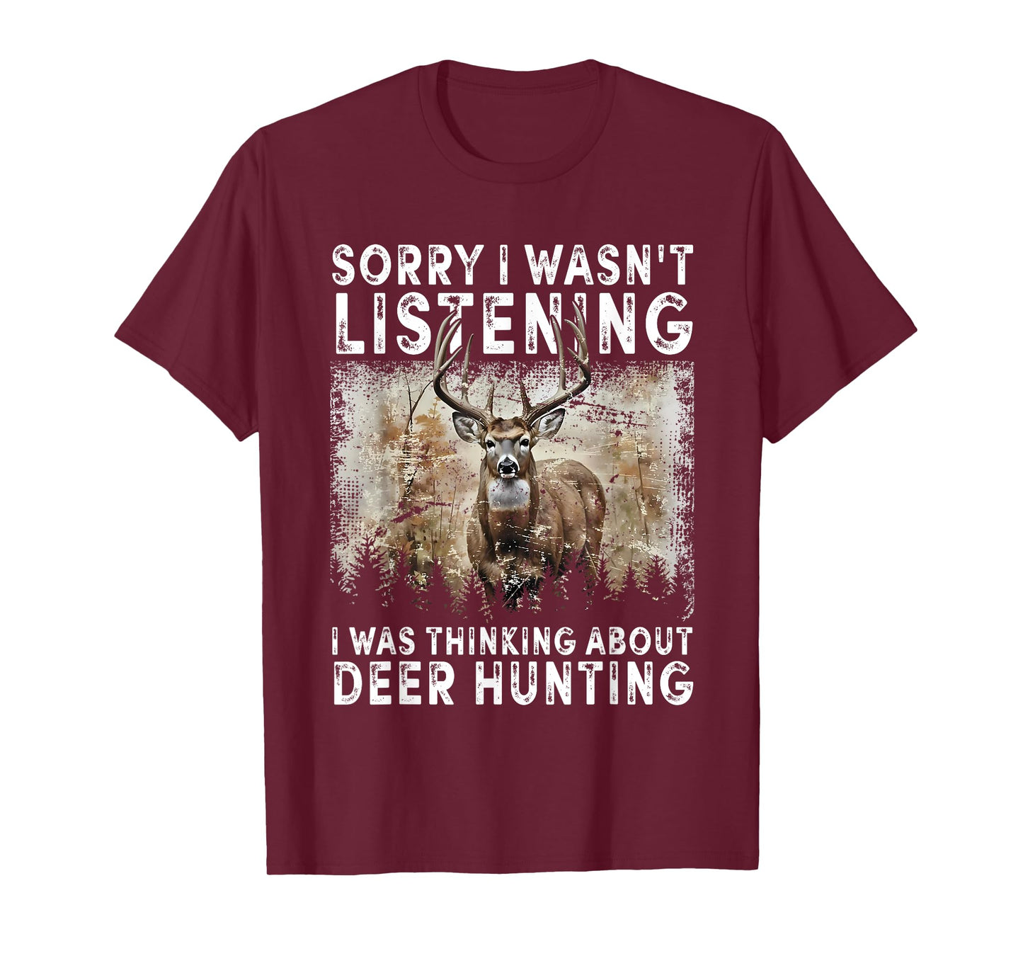 Deer Hunting Art for Men Women Wildlife Hunter Deer Hunting T-Shirt