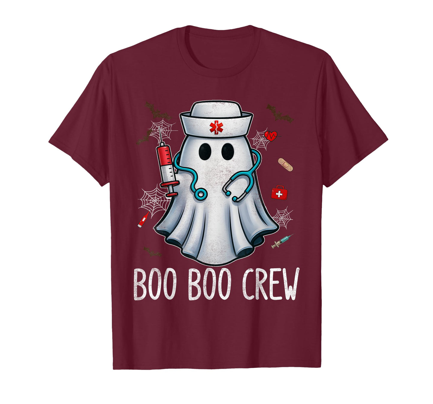 Boo Boo Crew Nurse Nursing Halloween Costumes Men Women T-Shirt