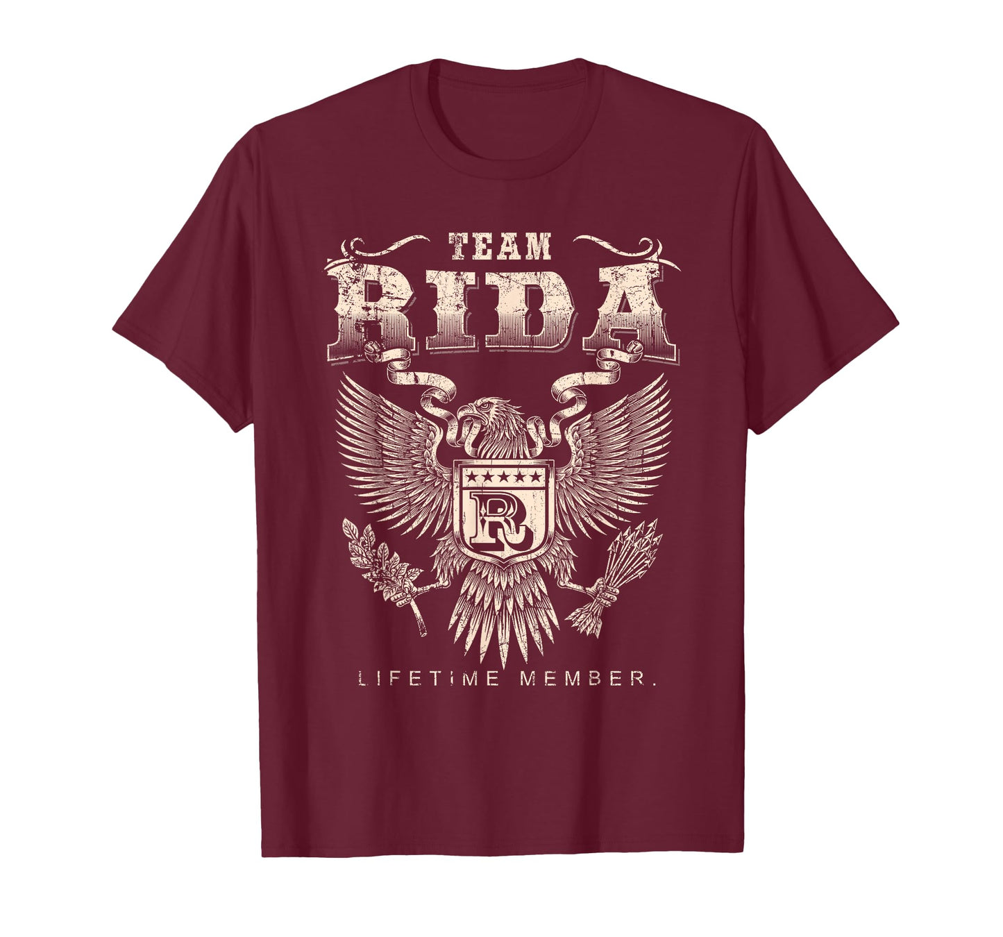 Team Rida Lifetime Member - Rida Name T-Shirt
