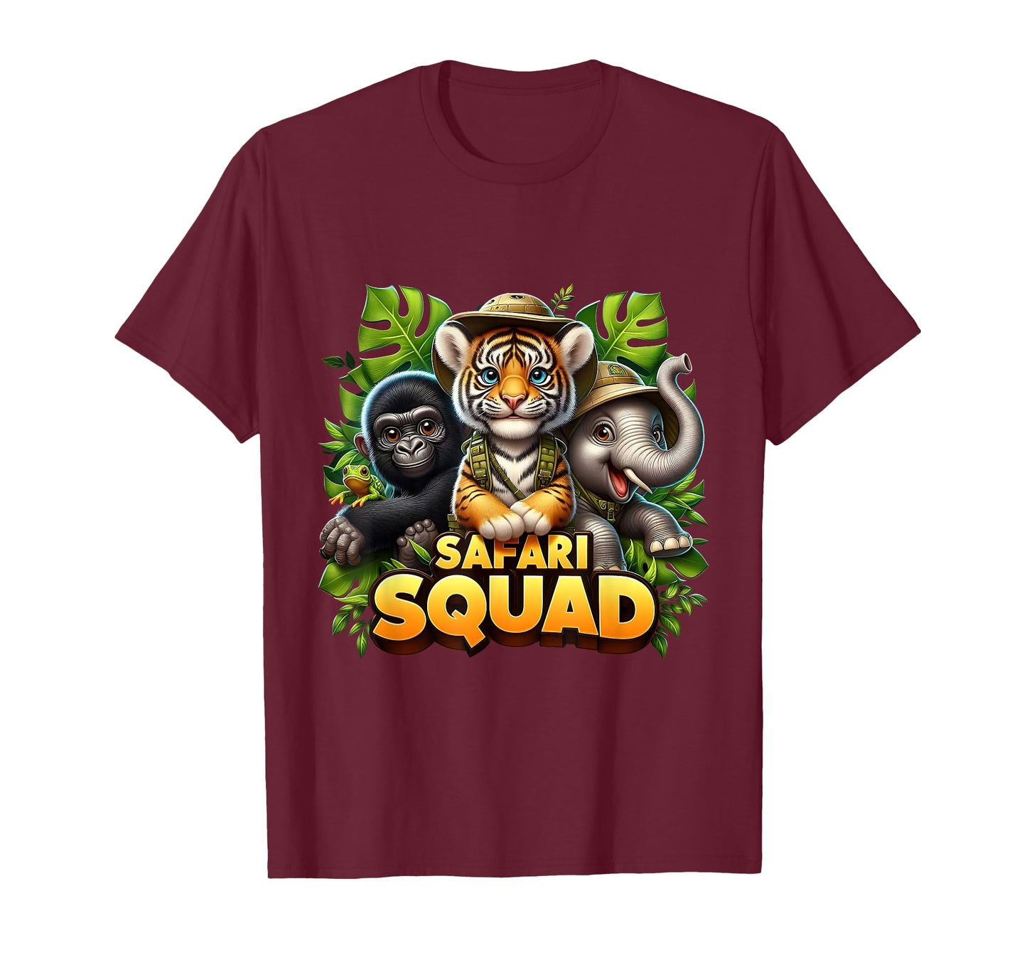 Animals Safari Squad Sunset Wildlife Zoo Wildlife Team T-Shirt