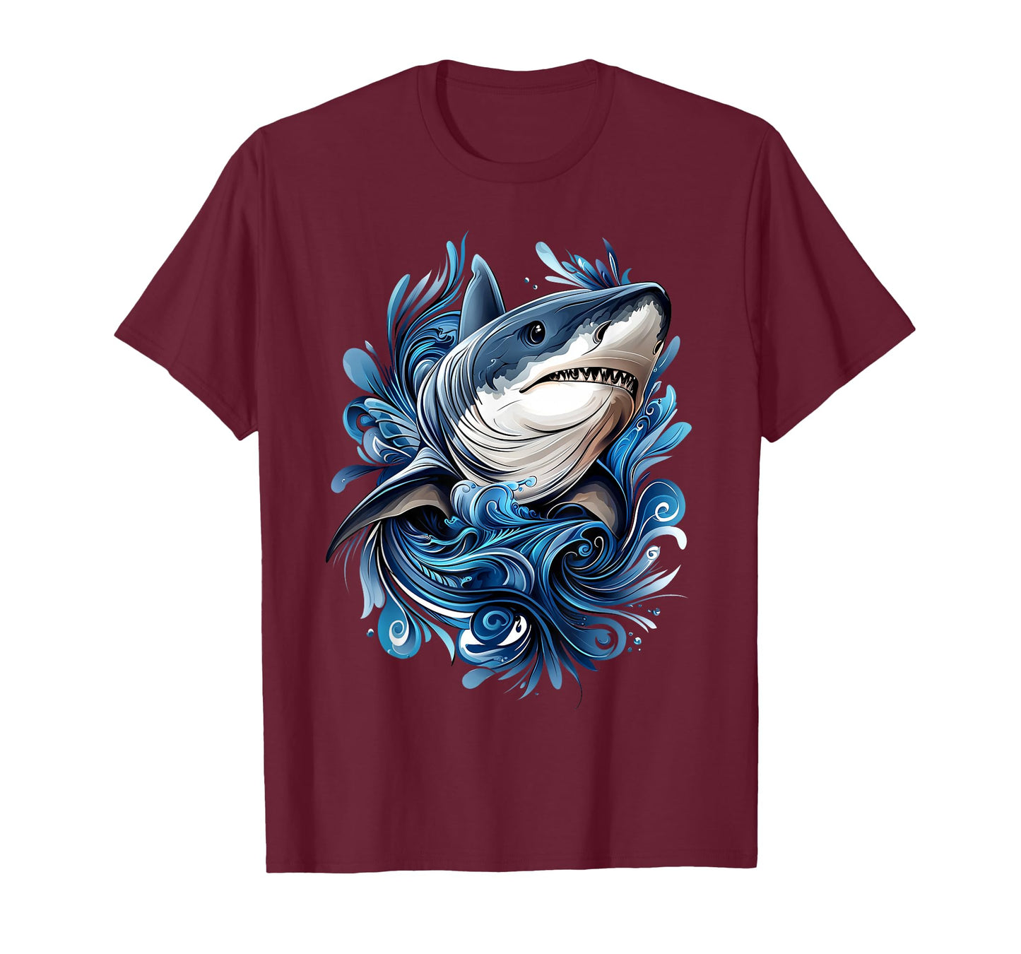Shark Wildlife Nature Colorful Shark T-Shirt