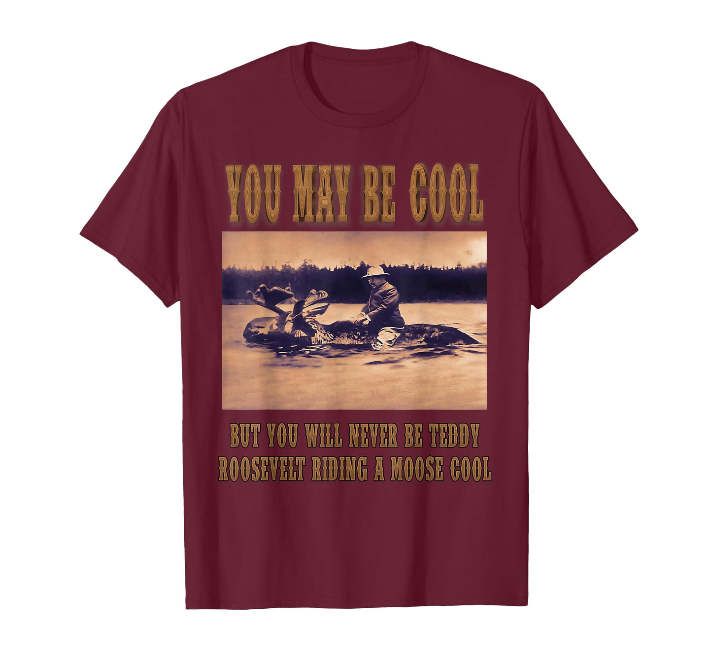 Funny Hipster Theodore Teddy Roosevelt Meme T-Shirt