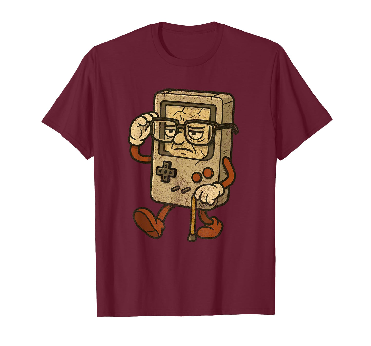Funny Vintage Old Gamer Retro Video Game Old Gamer T-Shirt
