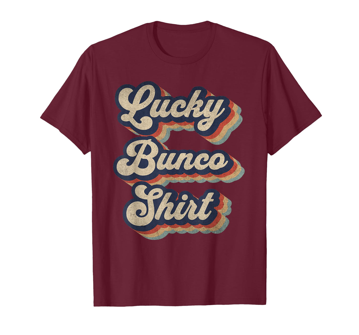 Lucky Bunco Shirt Vintage Bunco Dice Game T-Shirt