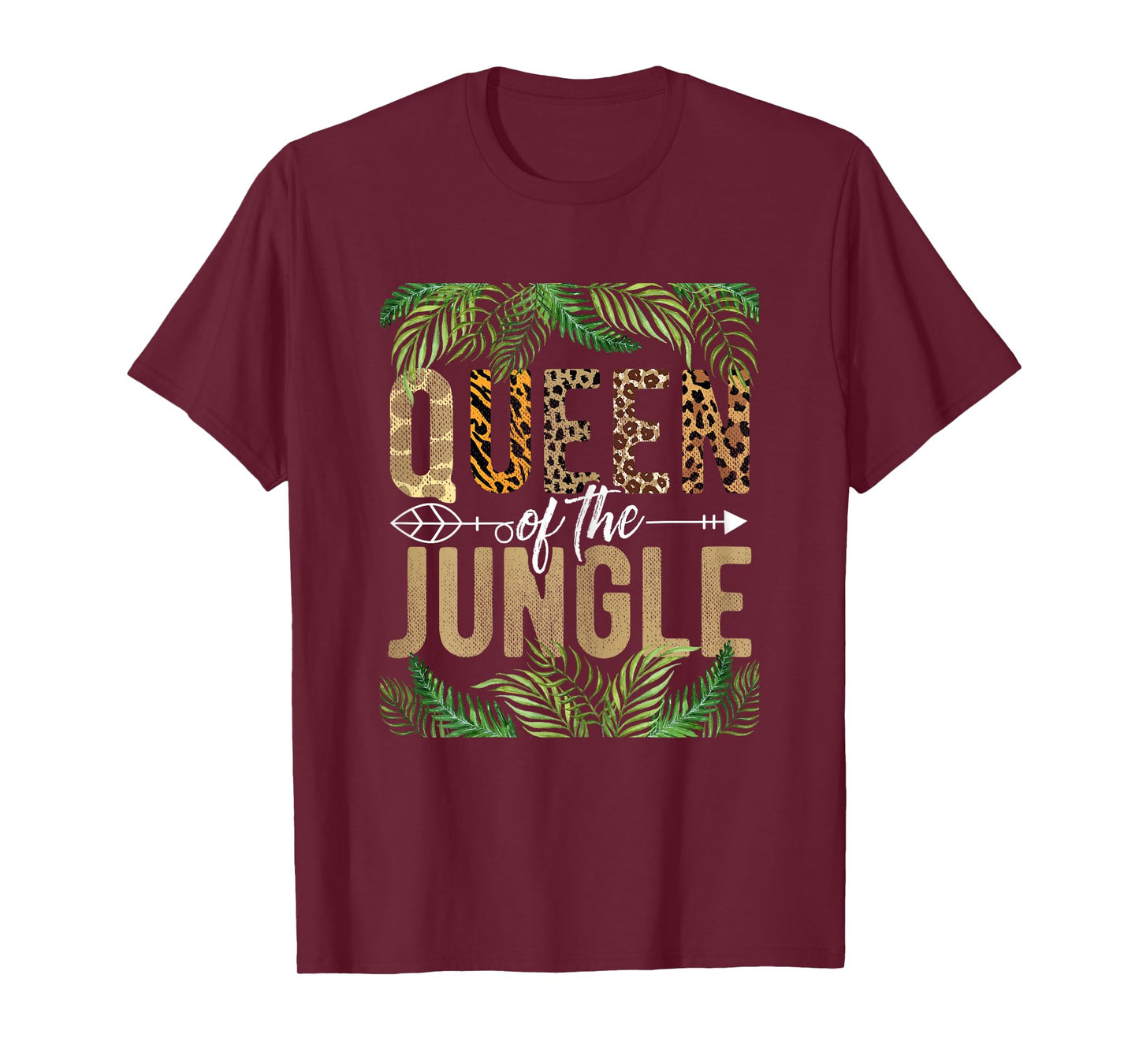 Queen Of The Jungle Queen Jungle Safari Wildlife Animals T-Shirt