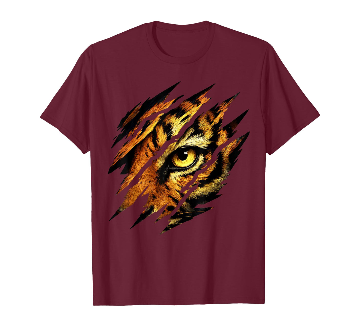 Fearless Tiger Eye Safari Zoo Wildlife Animal Zookeeper T-Shirt