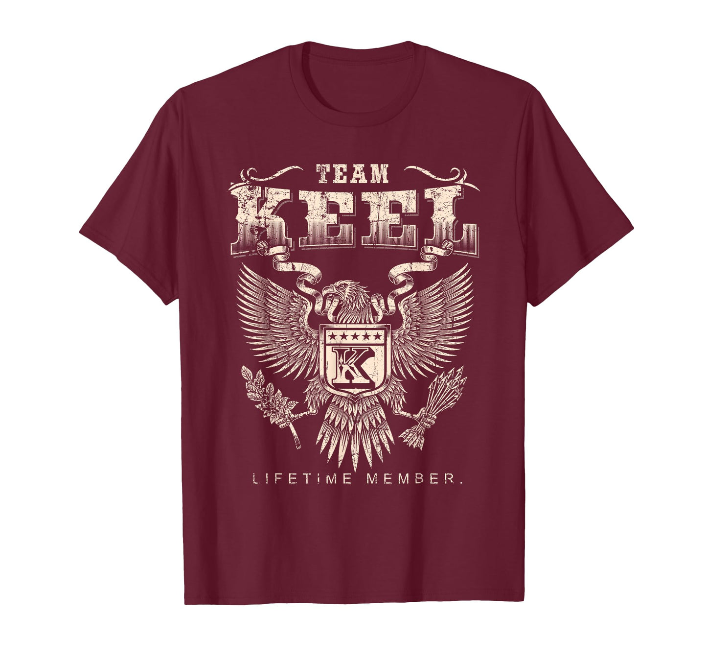 Team Keel Lifetime Member - Keel Last Name T-Shirt