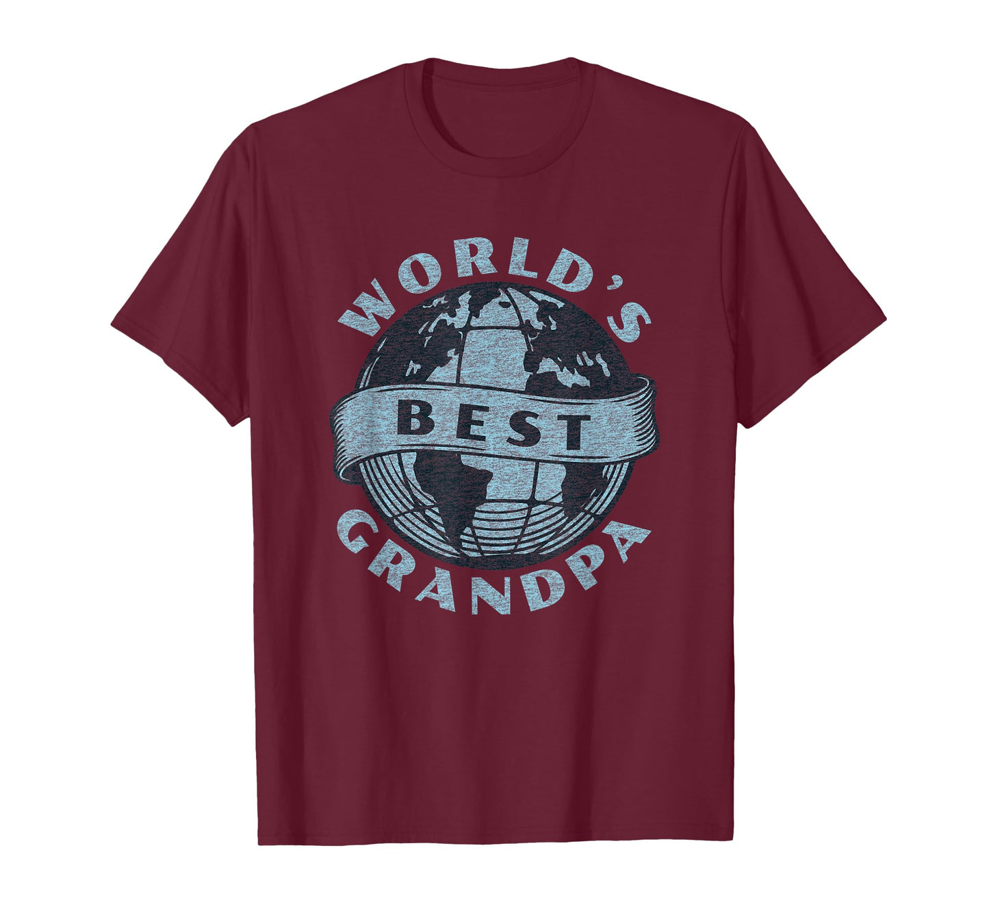 World's Best Grandpa Funny Vintage Graphic T-Shirt