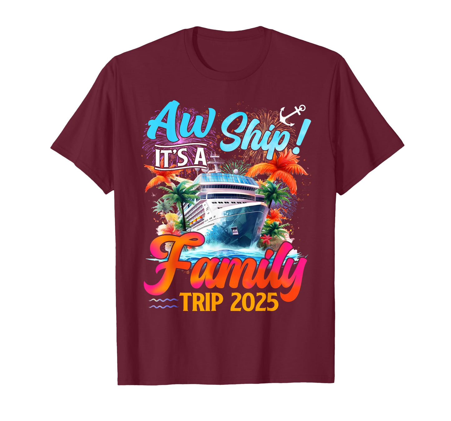 Funny Cruising Family Trip 2025 Family Matching Cruise Trip T-Shirt