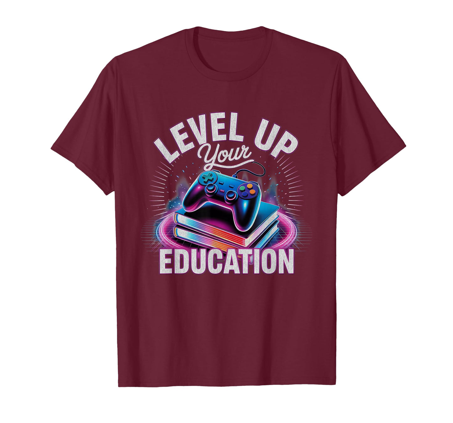 Level Up Your Education Gaming Teacher Student Learning Game T-Shirt
