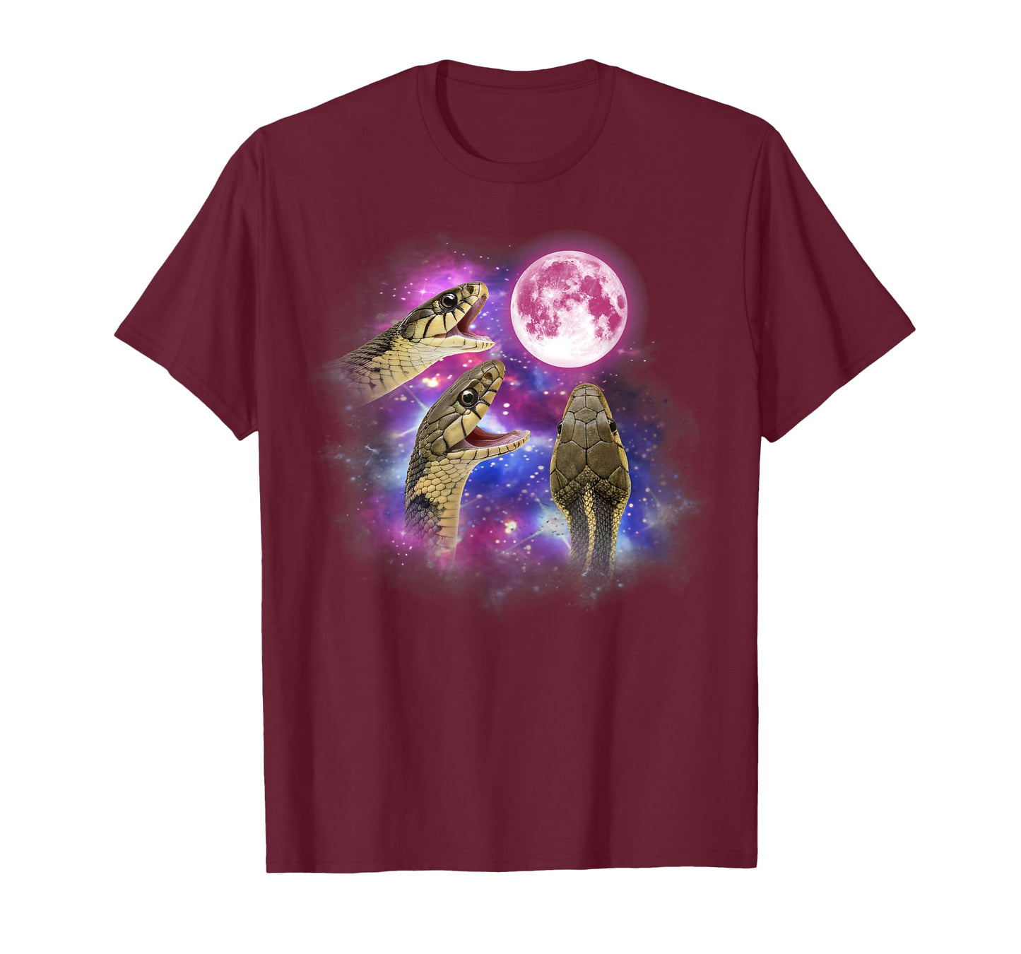 Garter snake Howling At The Moon Wildlife colorful Snake T-Shirt