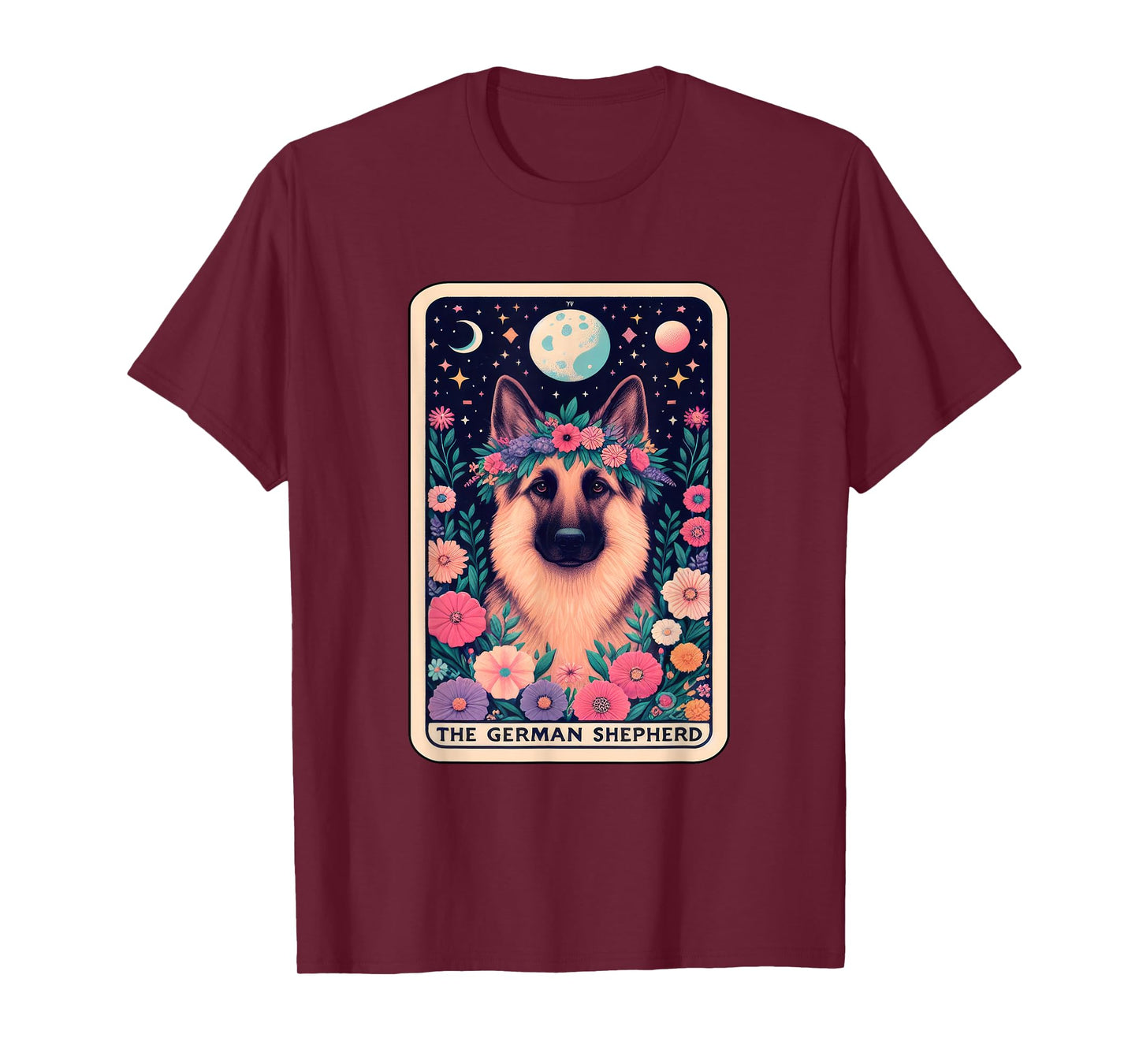 German Shepherd Tarot Card T-Shirt