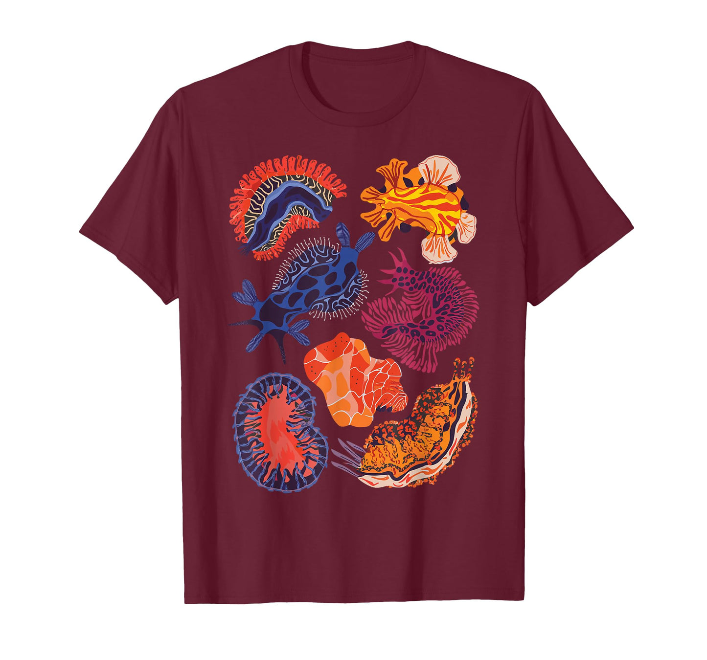 Sea Slugs Nudibranch Marine Animal Biologist Aquarist T-Shirt