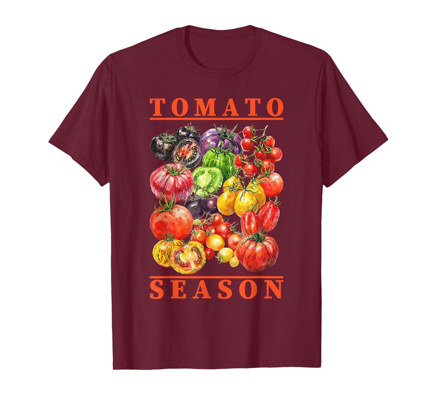 Vintage Tomato Season Vegan Vegetable Gardening Plant Lover T-Shirt