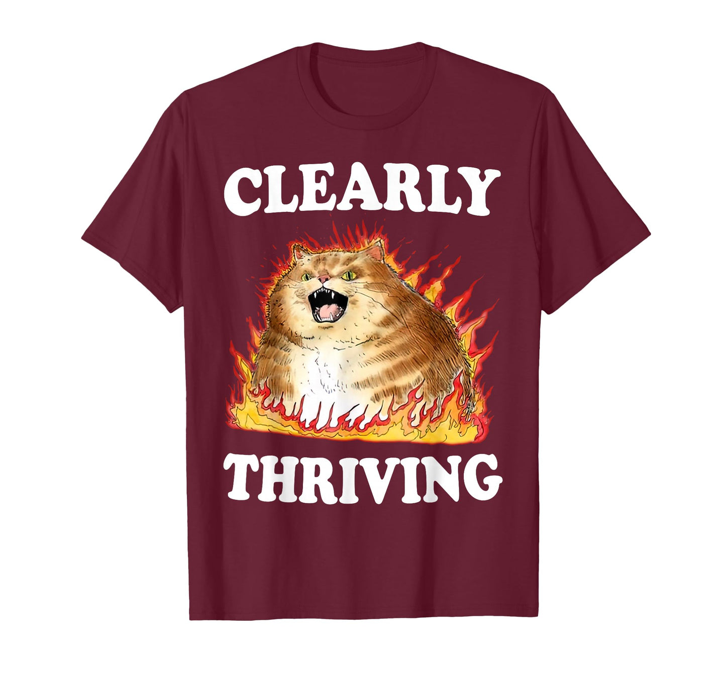 Clearly Thriving T-Shirt, Small, Black