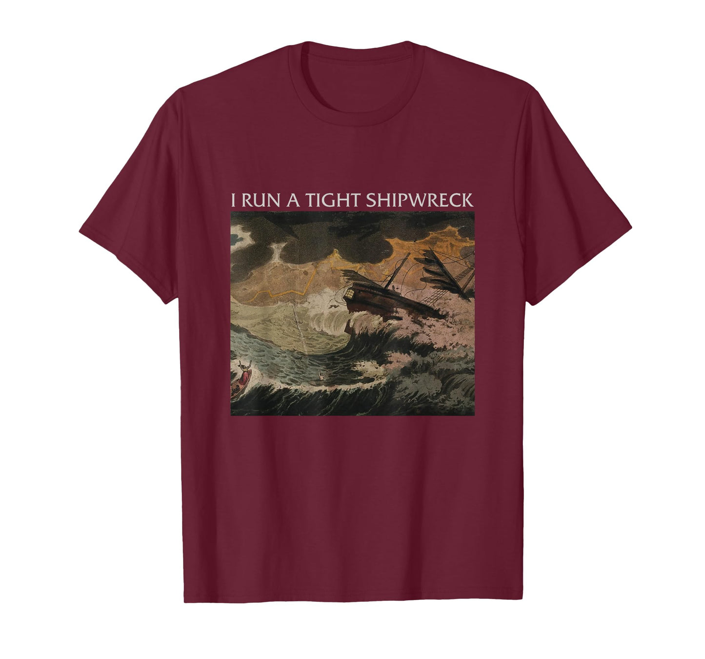 I Run Tight Shipwreck Homeschool Mama Cool Mom T-Shirt