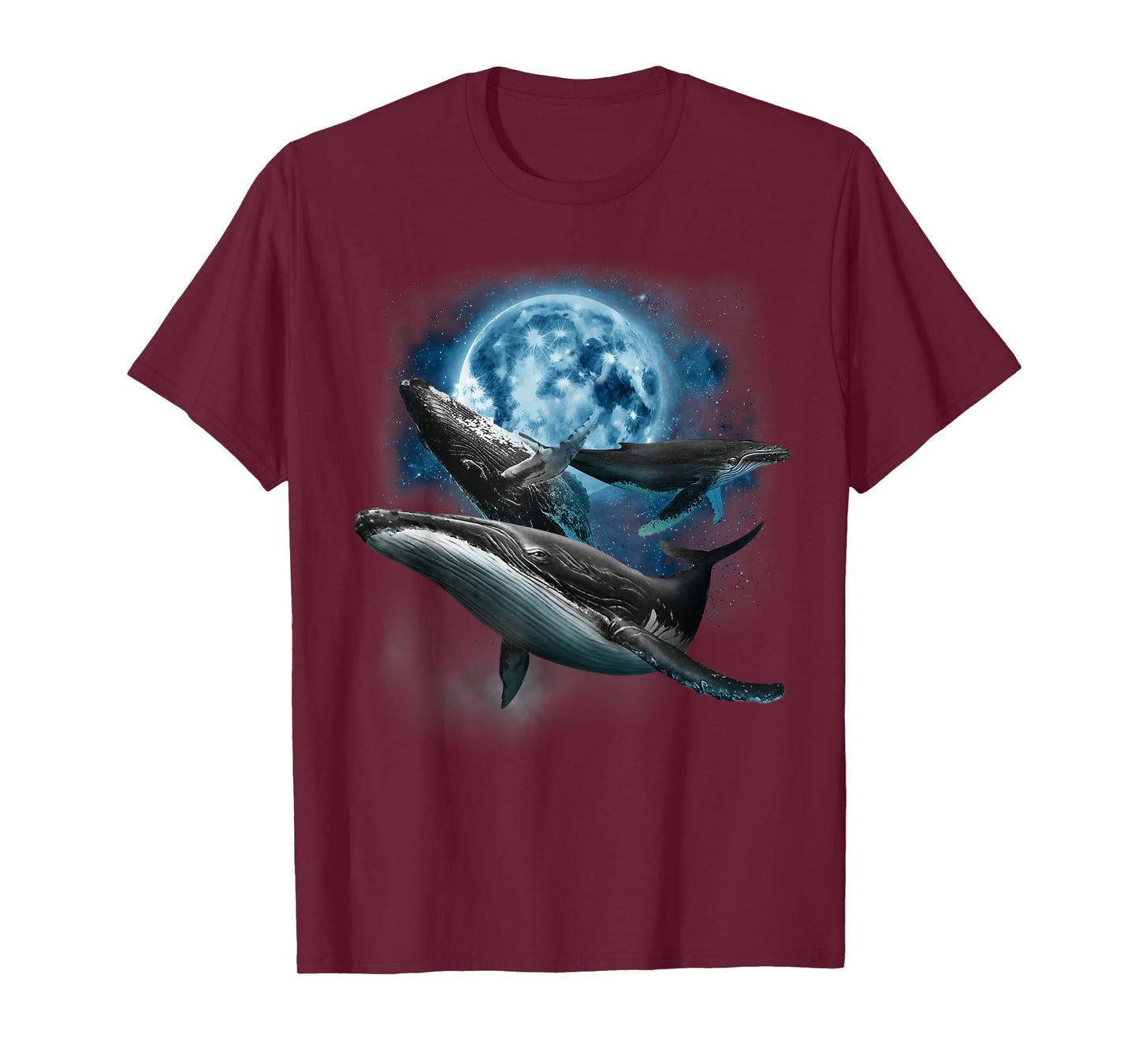 Humpback Whale Shirt - Howling at the Moon Humpback Whale T-Shirt