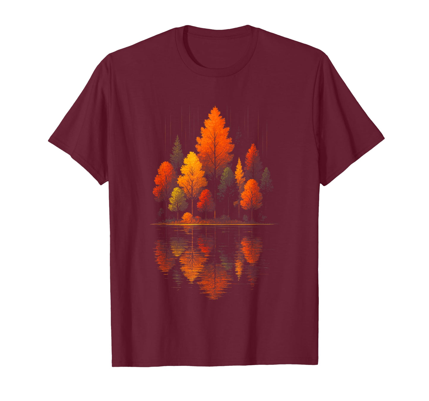 Autumn Trees - Forest Landscape Wildlife T-Shirt