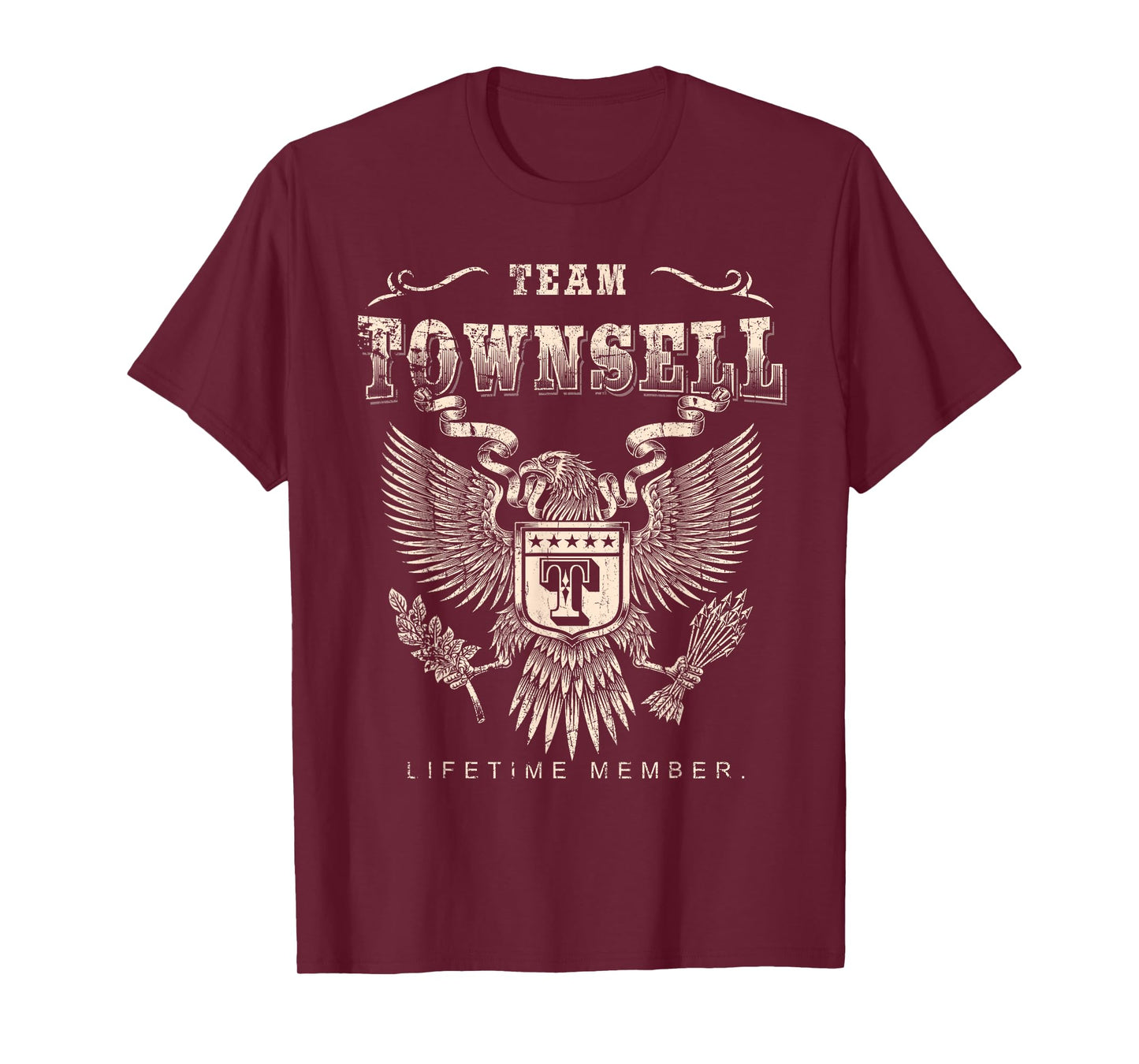 Team Townsell Lifetime Member - Townsell Name T-Shirt
