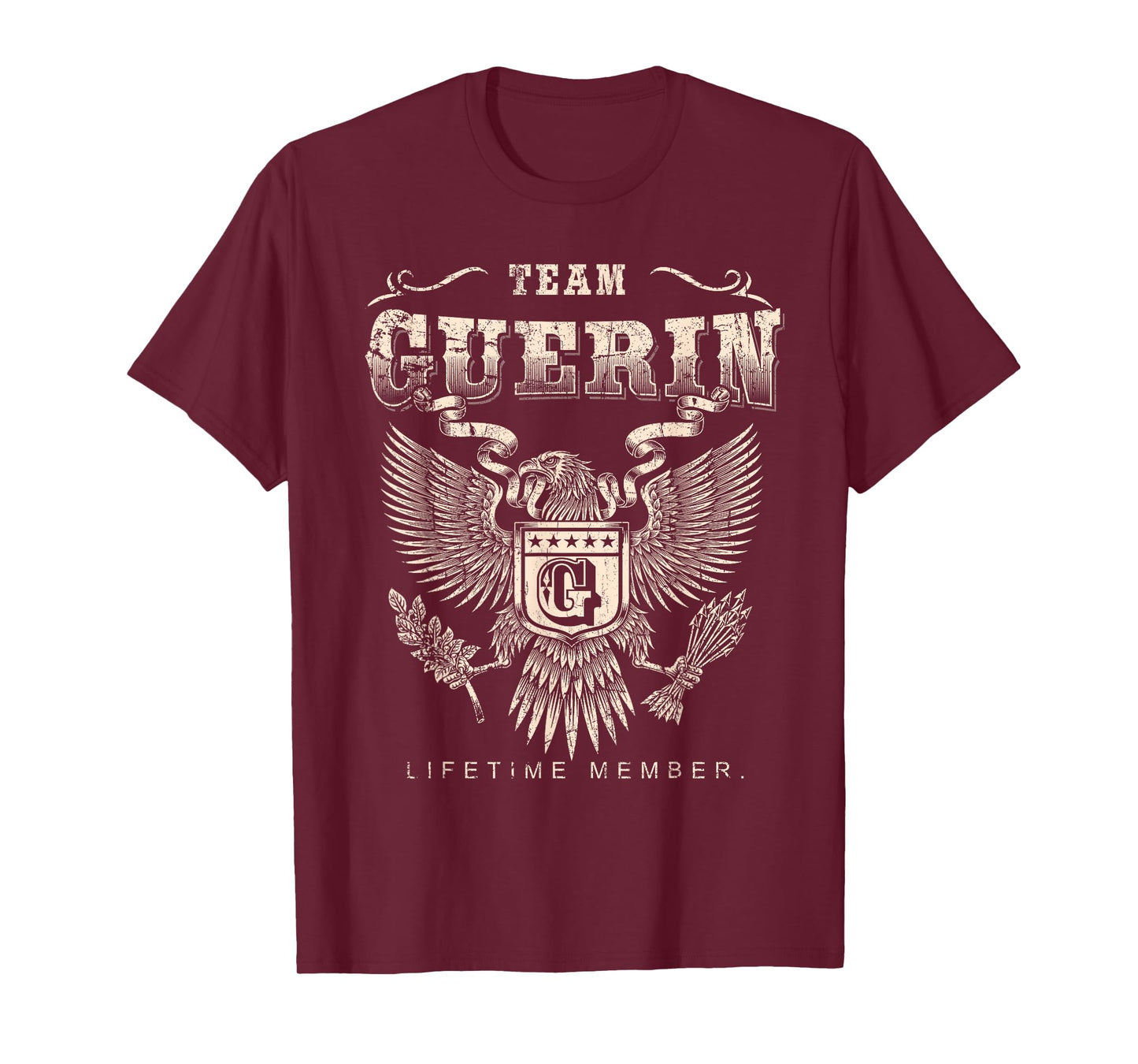 Team GUERIN Lifetime Member Last Name T-Shirt