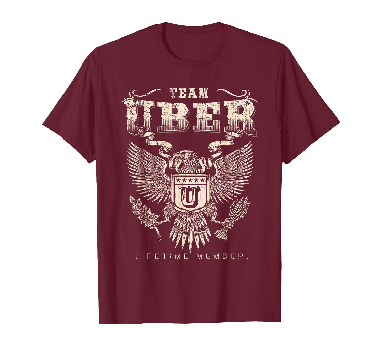 Team Uber Lifetime Member - Uber Name T-Shirt