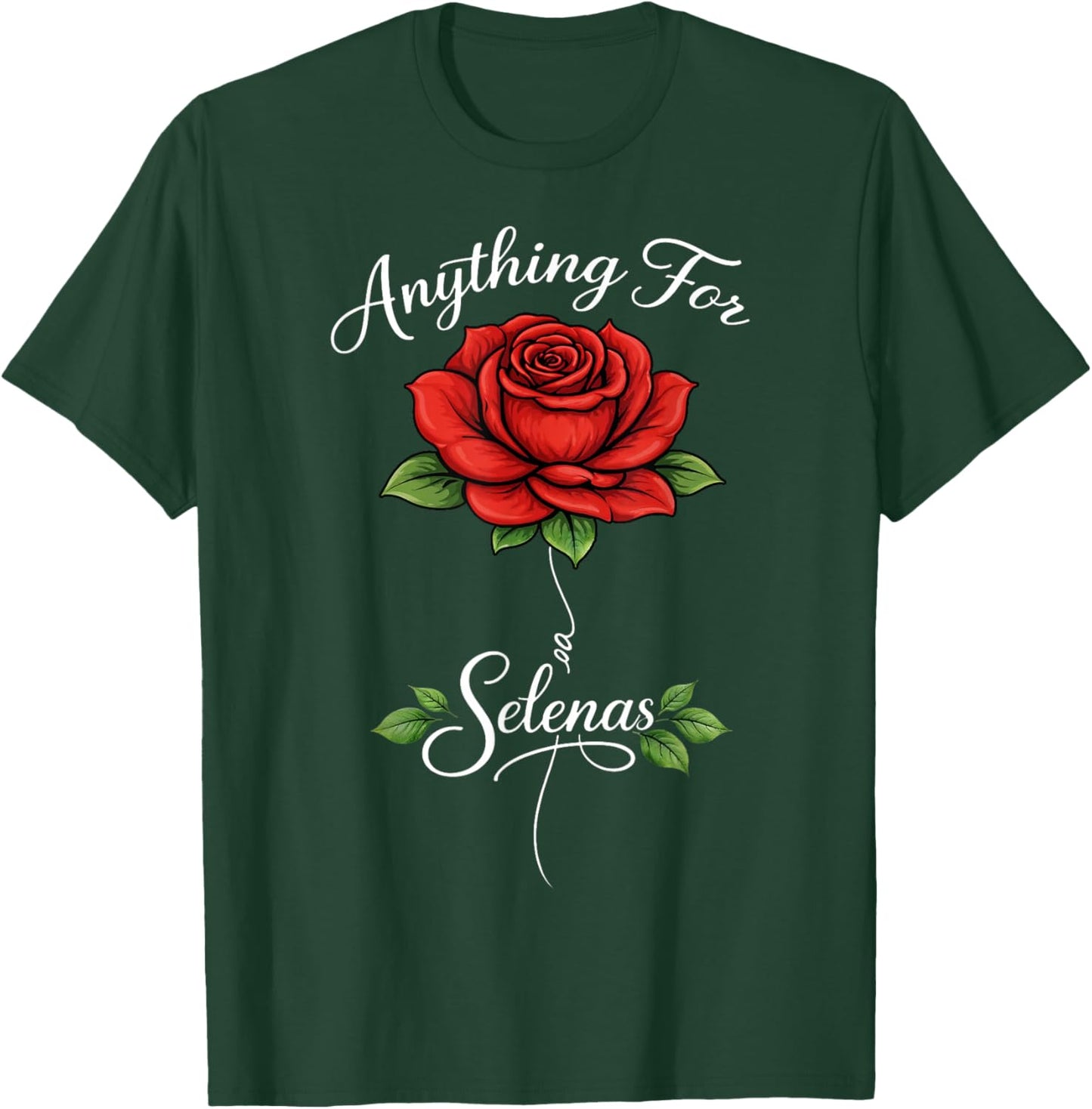 Vintage Anything for Selena Rose Gift Men Women Kids T-Shirt - T-Shirt | Forest