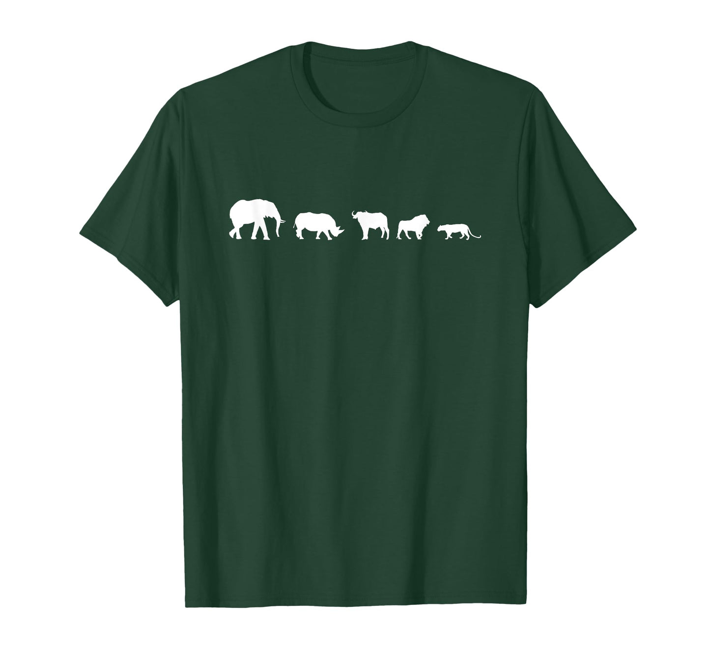 Africa Safari Big Five African Wildlife T-Shirt