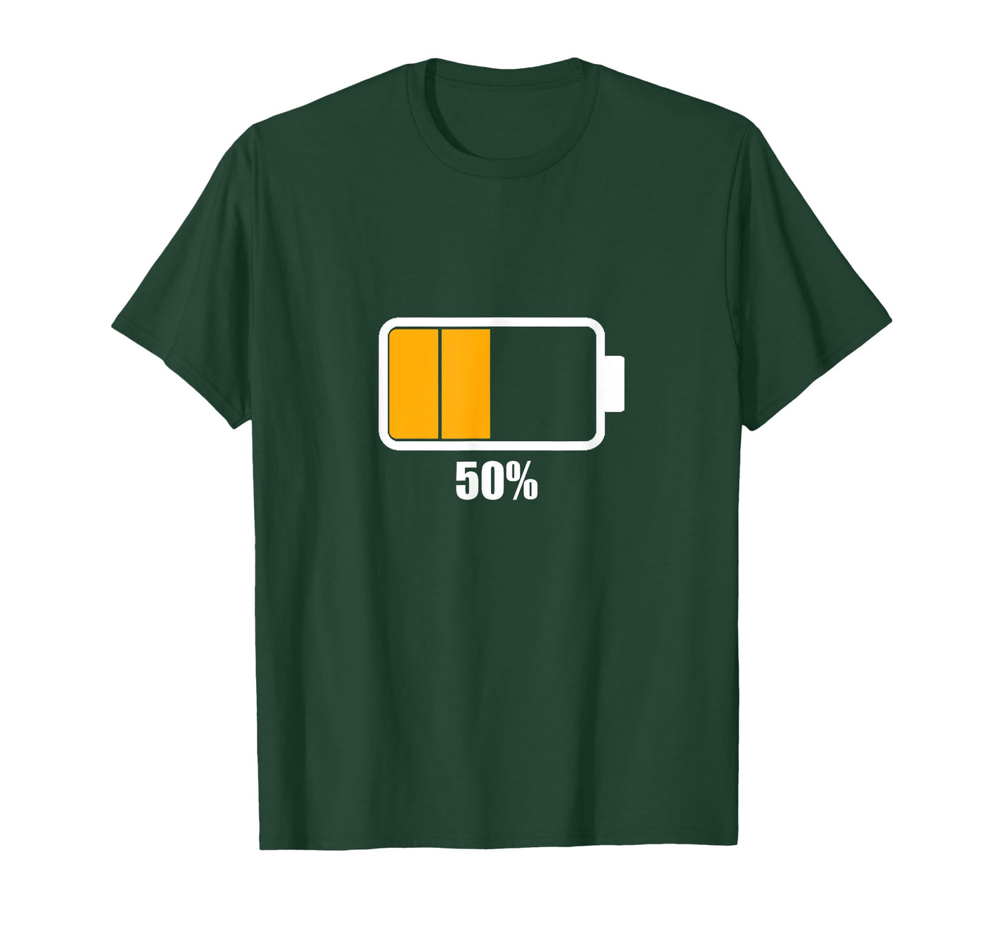 Battery half [50% remaining] Battery Dead tshirt battery low T-Shirt