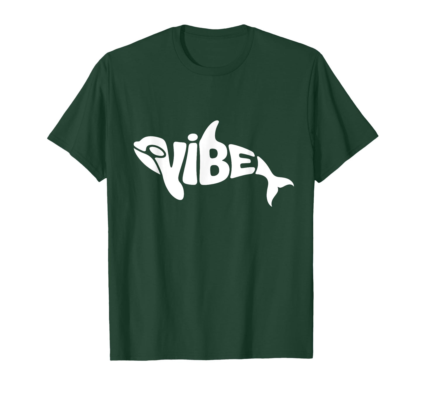 Vibe Orca Word Art - Ocean, Chill & Marine Life Design T-Shirt