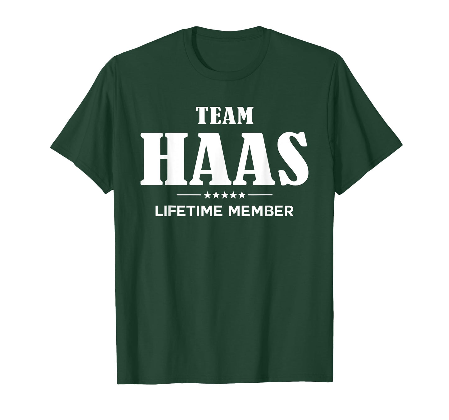 Team HAAS Lifetime Member HAAS Family T-Shirt