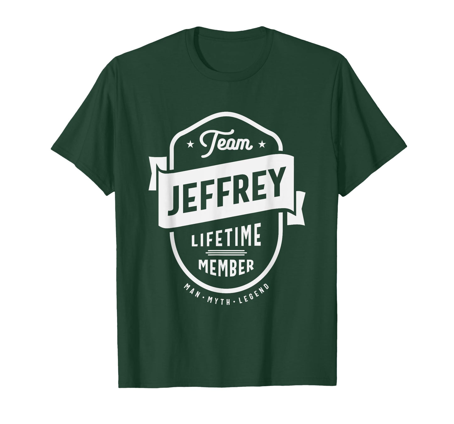 Team Jeffrey Lifetime Member Funny Name Jeffrey T-Shirt