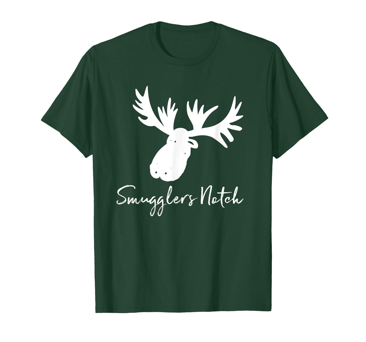 Smugglers Notch Vermont Wildlife Moose Antlers Camping Hike T-Shirt