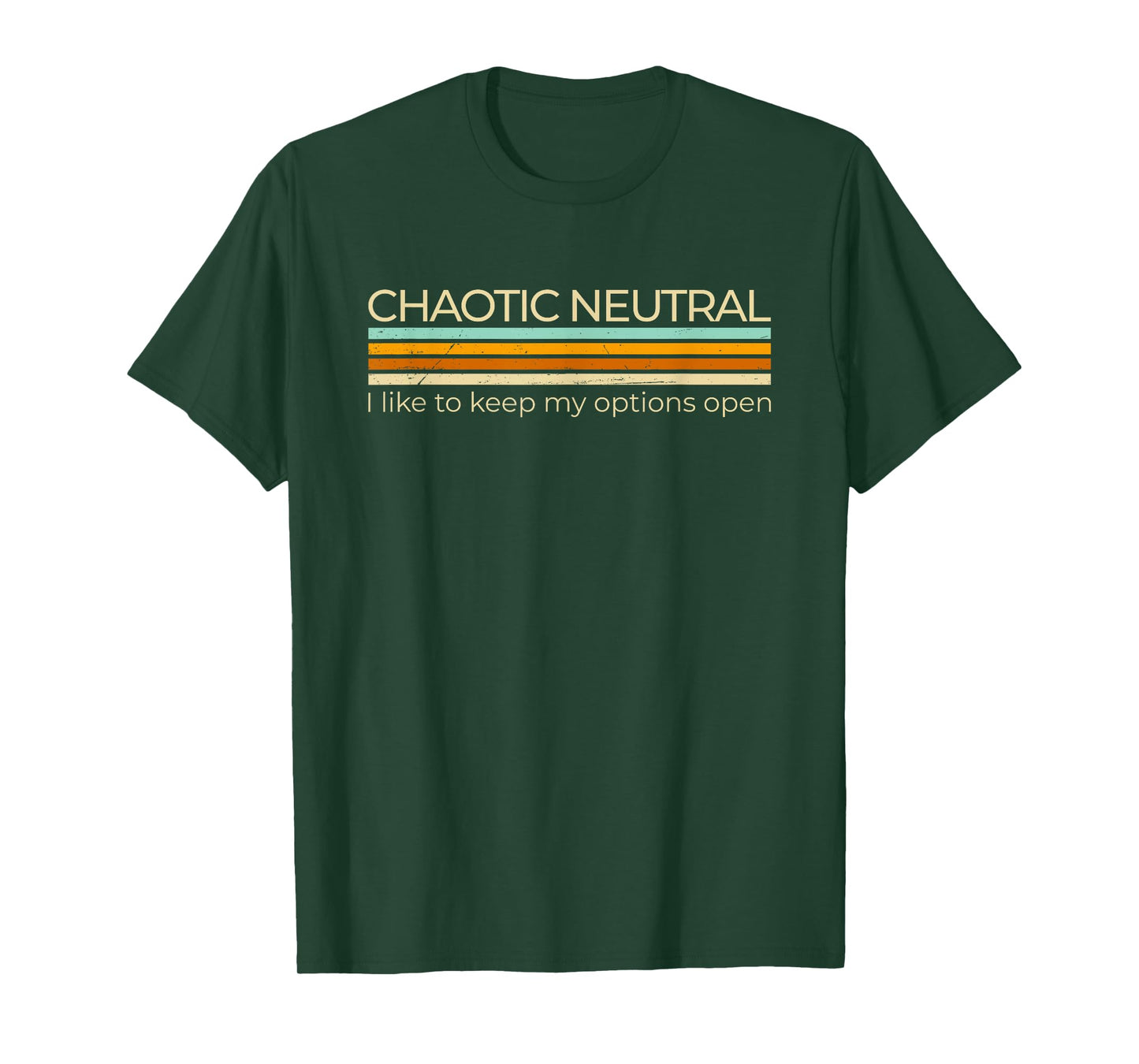 Chaotic Neutral Alignment Funny Roleplaying Character T-Shirt